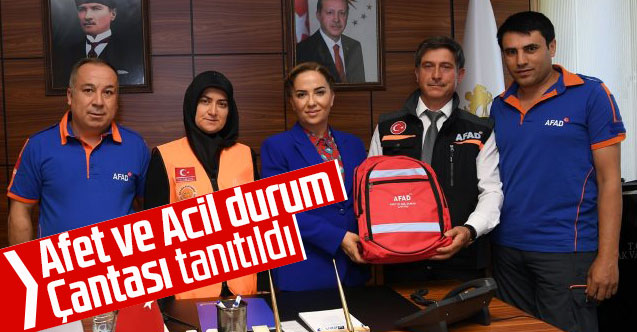 "Afet ve Acil Durum Çantası" tanıtıldı