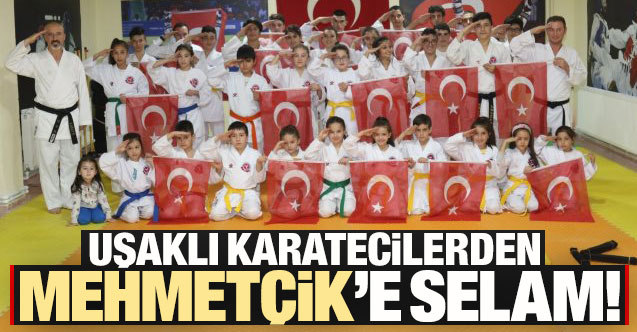 Uşaklı karatecilerden Barış Pınarı Harekatı'na destek