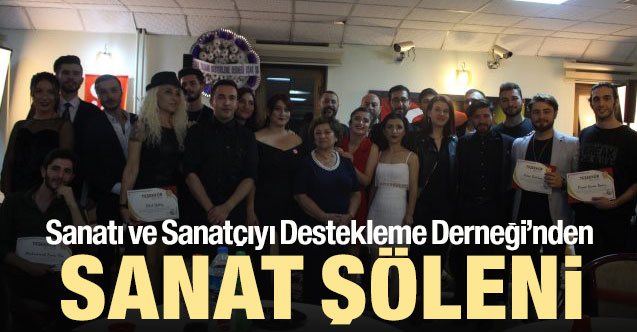 Uşak'ta gökkuşağı misali bir sanat etkinliği