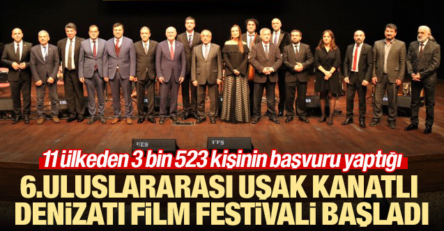 6. Uluslararası Uşak Kanatlı Denizatı Kısa Film Festivali başladı