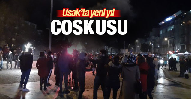 Uşak'ta yeni yıl coşkusu