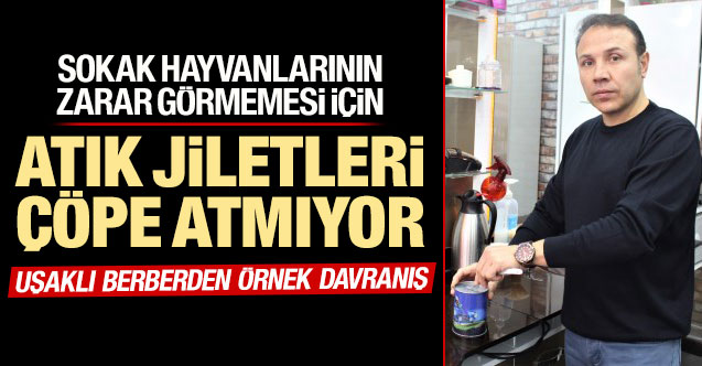 Uşaklı berberden örnek davranış