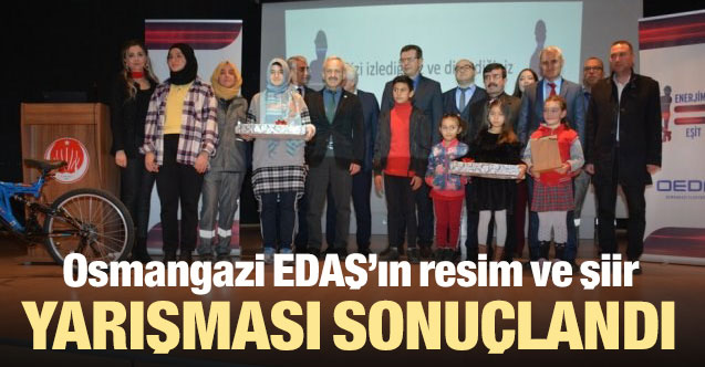 Osmangazi EDAŞ’ın resim ve şiir yarışması sonuçlandı