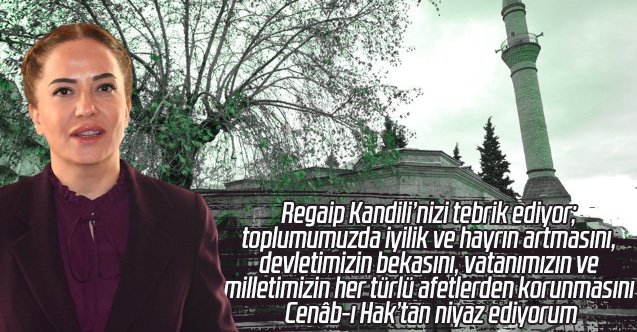 Vali Funda Kocabıyık'tan Regaip Kandili mesajı