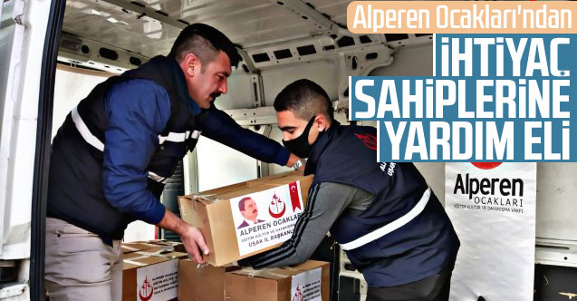 Uşak Alperen Ocakları'ndan ihtiyaç sahiplerine yardım eli