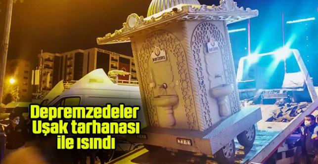 Depremzedeler Uşak tarhanası ile ısındı