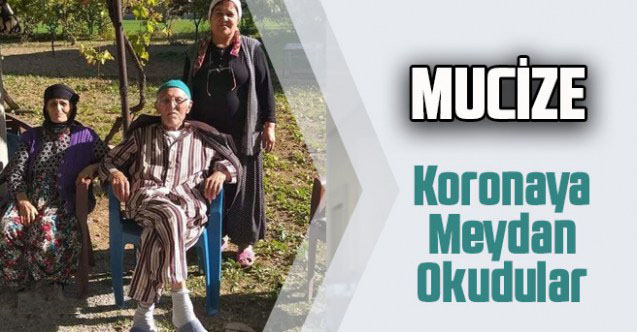 Covid-19 hastası aile bir mucizeye imza attı