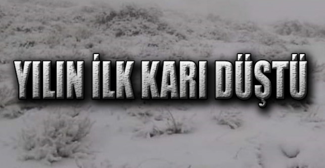 Yılın ilk karı düştü