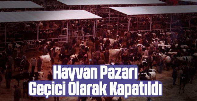 Banaz'da kurulan canlı hayvan pazarı, Kovid-19 tedbirleri kapsamında kapatıldı