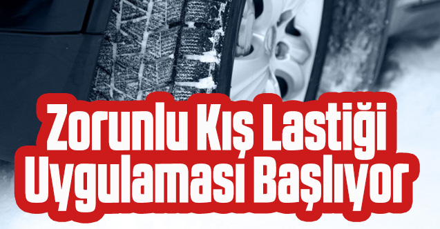 Uşak Valiliği uyardı; kış lastiği takmak zorunlu