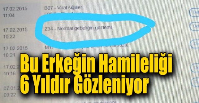 Bu erkeğin hamileliği 6 yıldır gözleniyor