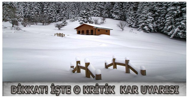 Uşak’ta bu gece şiddetli kar yağışı bekleniyor