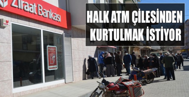 Sivaslı halkı ATM çilesinden kurtulmak istiyor