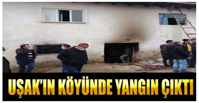 Banaz Ayrancı Köyünde yangın