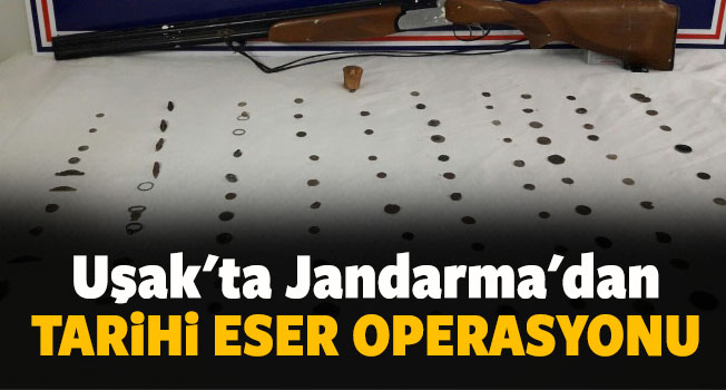 Uşak’ta tarihi eser kaçakçılığı operasyonu