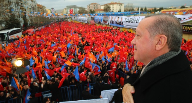 Cumhurbaşkanı Recep Tayyip Erdoğan Uşak'ta