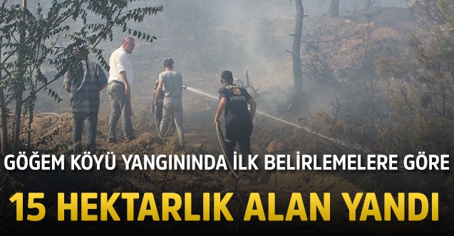 Uşak'ın merkez Göğem köyü yakınlarındaki ormanlık alanda çıkan yangın kontrol altına alındı.