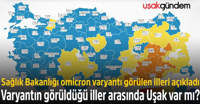 Sağlık Bakanlığı omicron varyantı görülen illeri açıkladı  Varyantın görüldüğü iller arasında Uşak var mı?