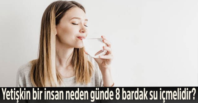 Yetişkin bir insan neden günde 8 bardak su içmelidir?