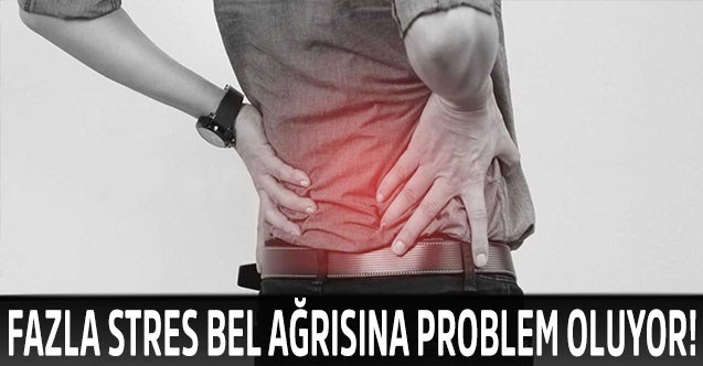 Fazla Stres Bel Ağrısına Problem Oluyor !