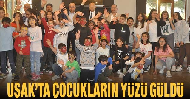 Uşak’ta çocukların yüzü güldü