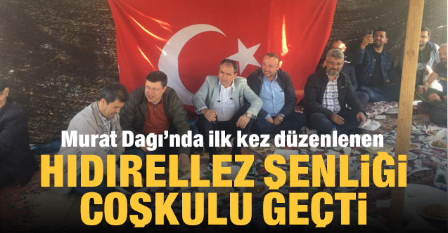 Murat Dağı’nda ilk kez düzenlenen Hıdrellez şenliği coşkulu geçti