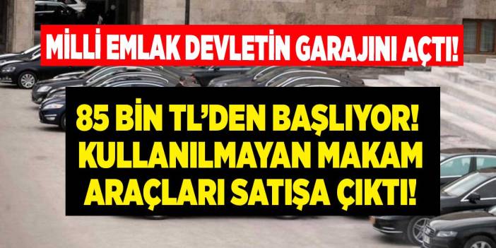 Milli Emlak devletin garajlarını açtı! Kullanılmayan makam araçları satışta Mercedes BMW Audi Toyota Volkswagen