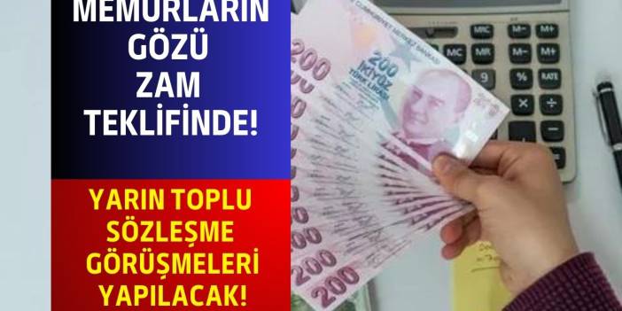 Memurun gözü zam teklifinde! Memur Sen istediği zam miktarını paylaştı!