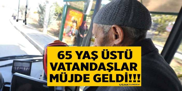 65 yaş üstü ÜCRETSİZ ulaşım için müjdeli haber geldi! TİHEK müjde verdi bedava ulaşım sürecek