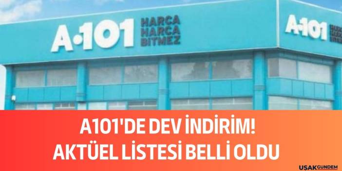 İndirim günleri başlıyor! A101'de gıda ürünlerinde öyle bir indirim var ki