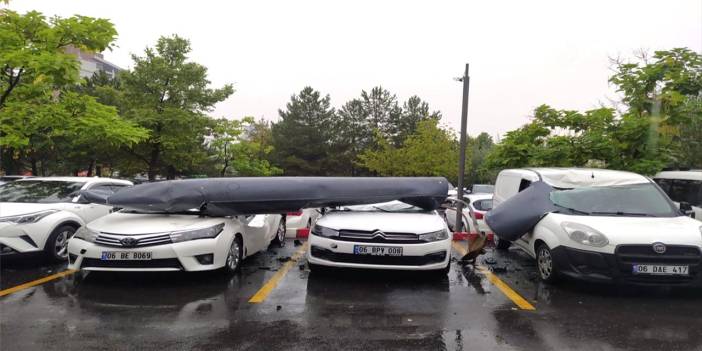 Milli Savunma Bakanlığı açıkladı! F-4 savaş uçağının parçası Ankara’da otoparka düştü!