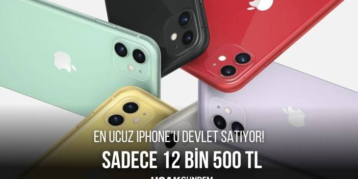 Steve Jobs Görse Sıraya Girer! Devlet Yarı Fiyatına Ucuz iPhone 11 Satıyor
