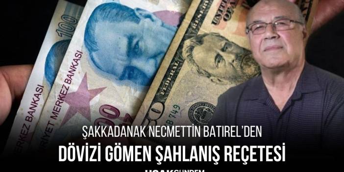 Vatandaşlar Döviz Almayıp Satacak! Şakkadanak Necmettin Şahlanış Reçetesini Duyurdu