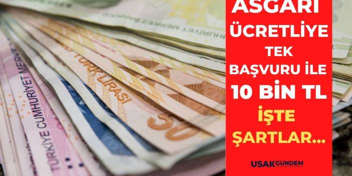 Asgari ücretliye tek başvuru ile trink 10.000 TL! Ziraat Bankası Akbank TEB Halkbank Garanti Denizbank