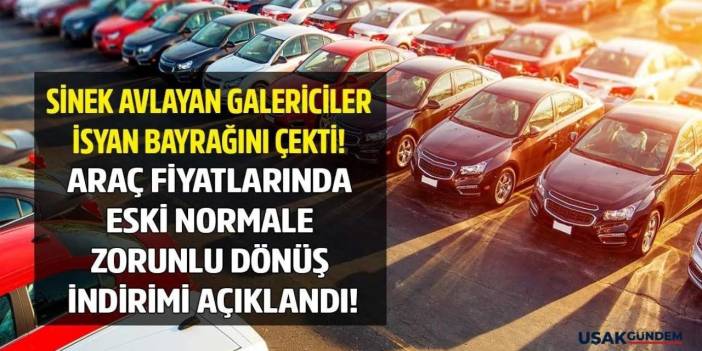Otomobil fiyatlarında ilk eski normale dönüş sinyali! Oto galericiler sinek avlıyor araç fiyatları düşüyor