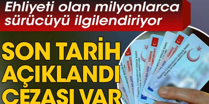 00:01'de Resmi Gazete'de yayımlandı! Ehliyeti olan herkese DUYURULDU 15 TL ödeme yapmayana ceza DEV para cezası