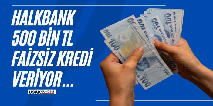 Sıfır faizli 500 bin TL DESTEK KREDİSİ! Halkbank'tan 14 meslek grubu için FAİZSİZ DESTEK KREDİSİ