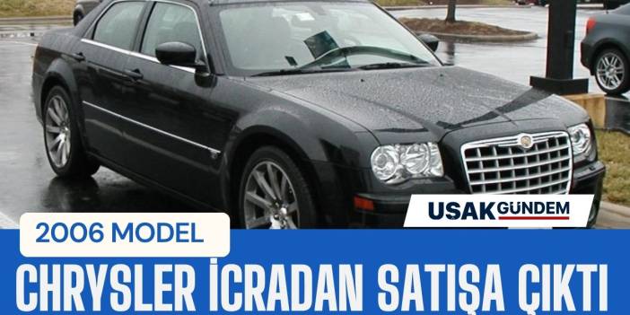 Uşak'ta 2006 model Chrysler icradan satışa çıktı işte fiyatı
