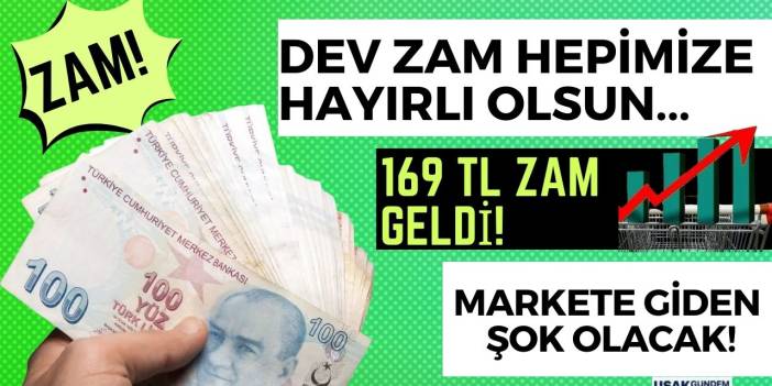 Dev zam HAYIRLI OLSUN! Bu sabaha karşı fiyatlara sessiz sedasız 169 TL birden zam geldi