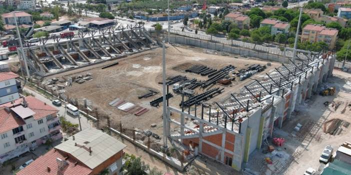 Manisa Soma Stadyumu inşaatı tüm hızı ile sürüyor