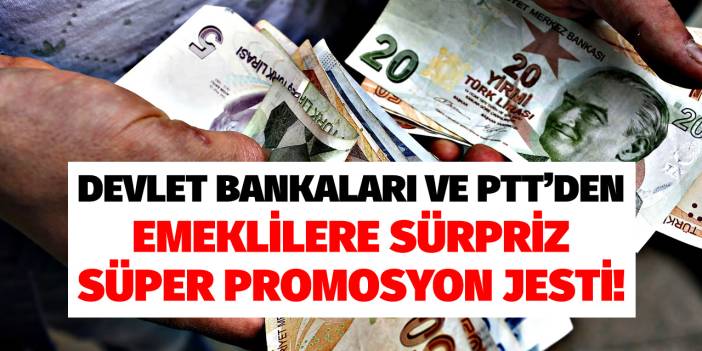 Emeklilere Kasım sürprizi! Ziraat Bankası Halkbank Vakıfbank PTT'den 15 bin TL'lik SÜPER PROMOSYON kulisi