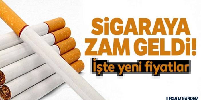 Sigaraya yeni ZAM haberi açıklandı! İşte yarından itibaren geçerli fiyatlar