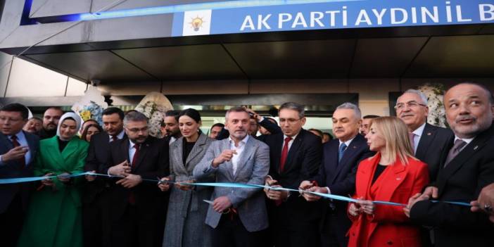 AK Parti Aydın İl Teşkilatı'nın yeni hizmet binası açıldı!