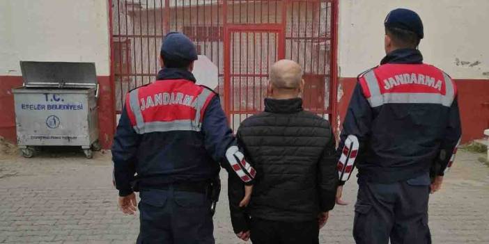 13 yıl hapis cezası olan şahıs Aydın'da jandarmadan kaçamadı!