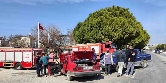 Aydın'da trafik kazasında 1'i ağır 3 kişi yaralandı