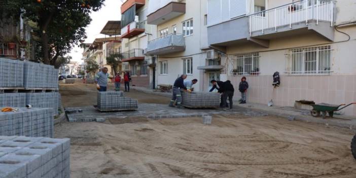 Aydın Nazilli'de ünlü beton yol parke yola dönüştürülüyor!