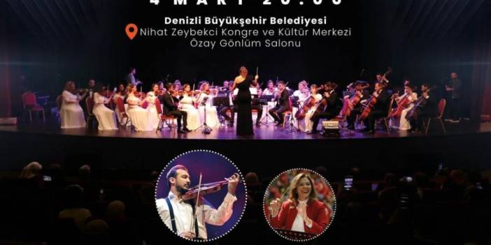 Denizli’de ücretsiz klasik müzik konseri!
