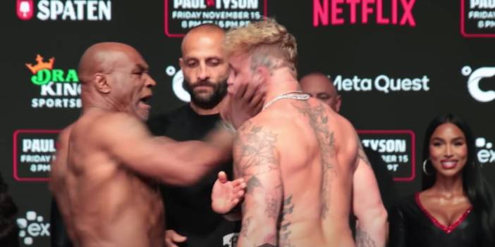 Büyük maç öncesi Mike Tyson ve Jake Paul arasında gerilim tavan yaptı